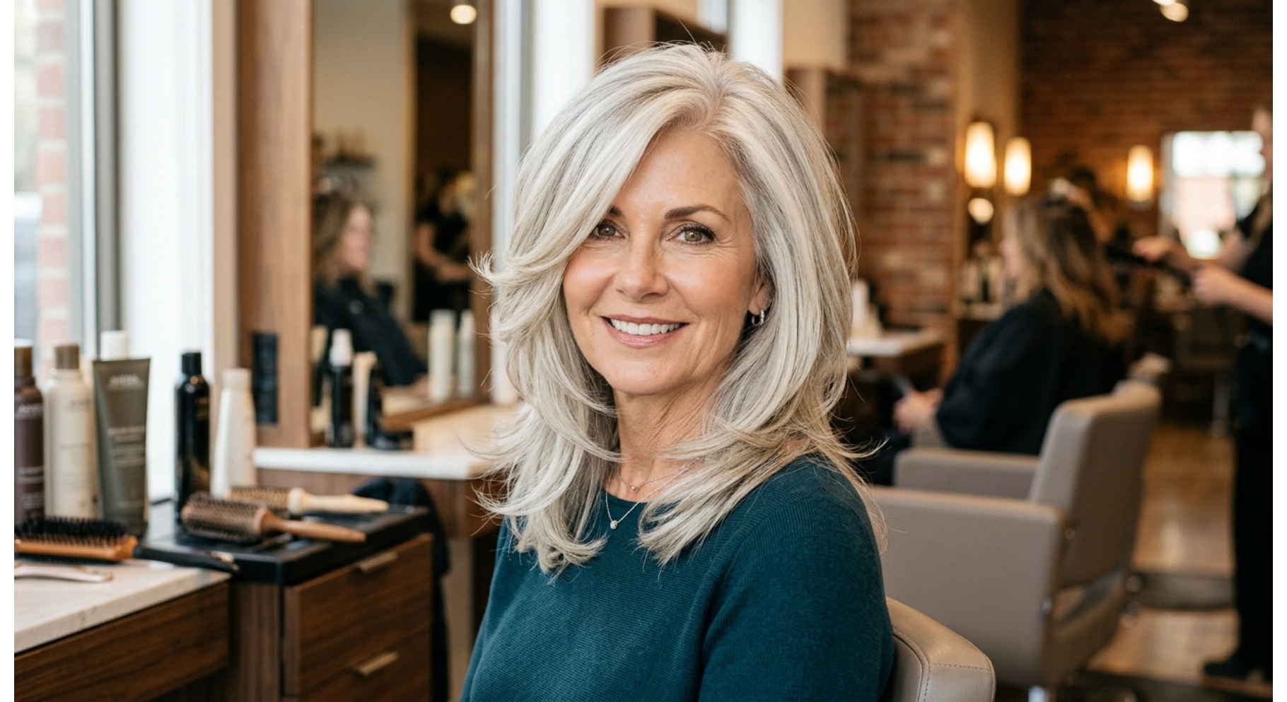 Side-Swept Layered Cut