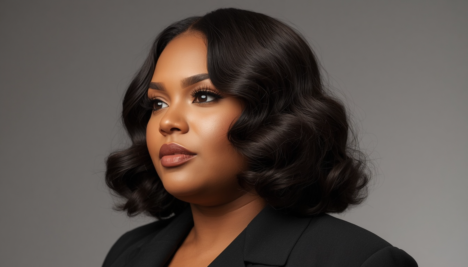 Soft Curly Bob