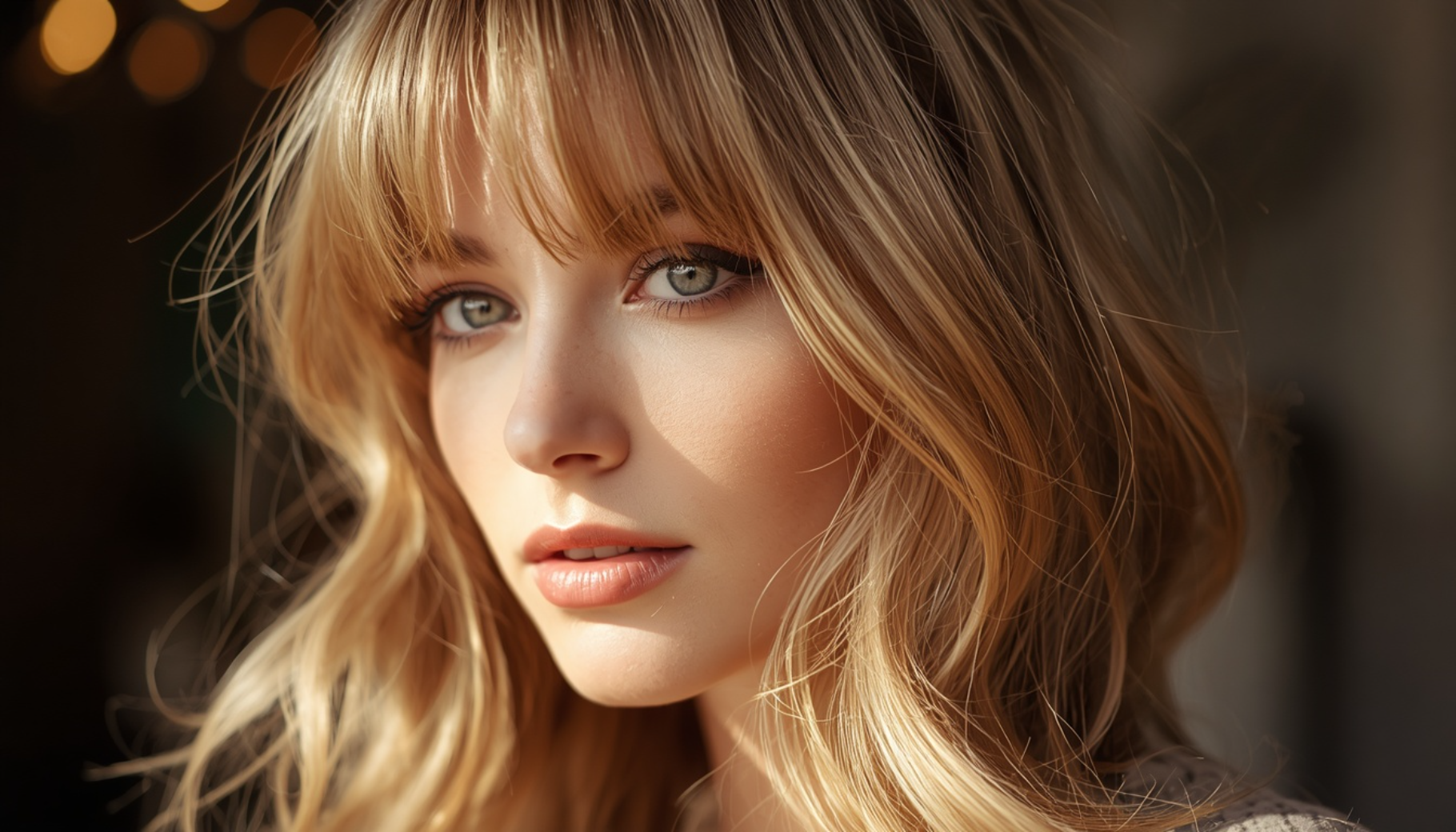 Soft Long Shag With Wispy Bangs