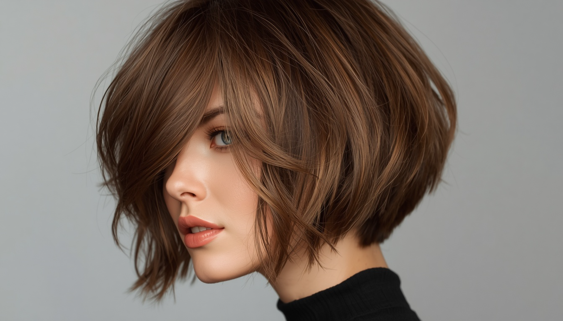 Textured Bob With Piecey Ends