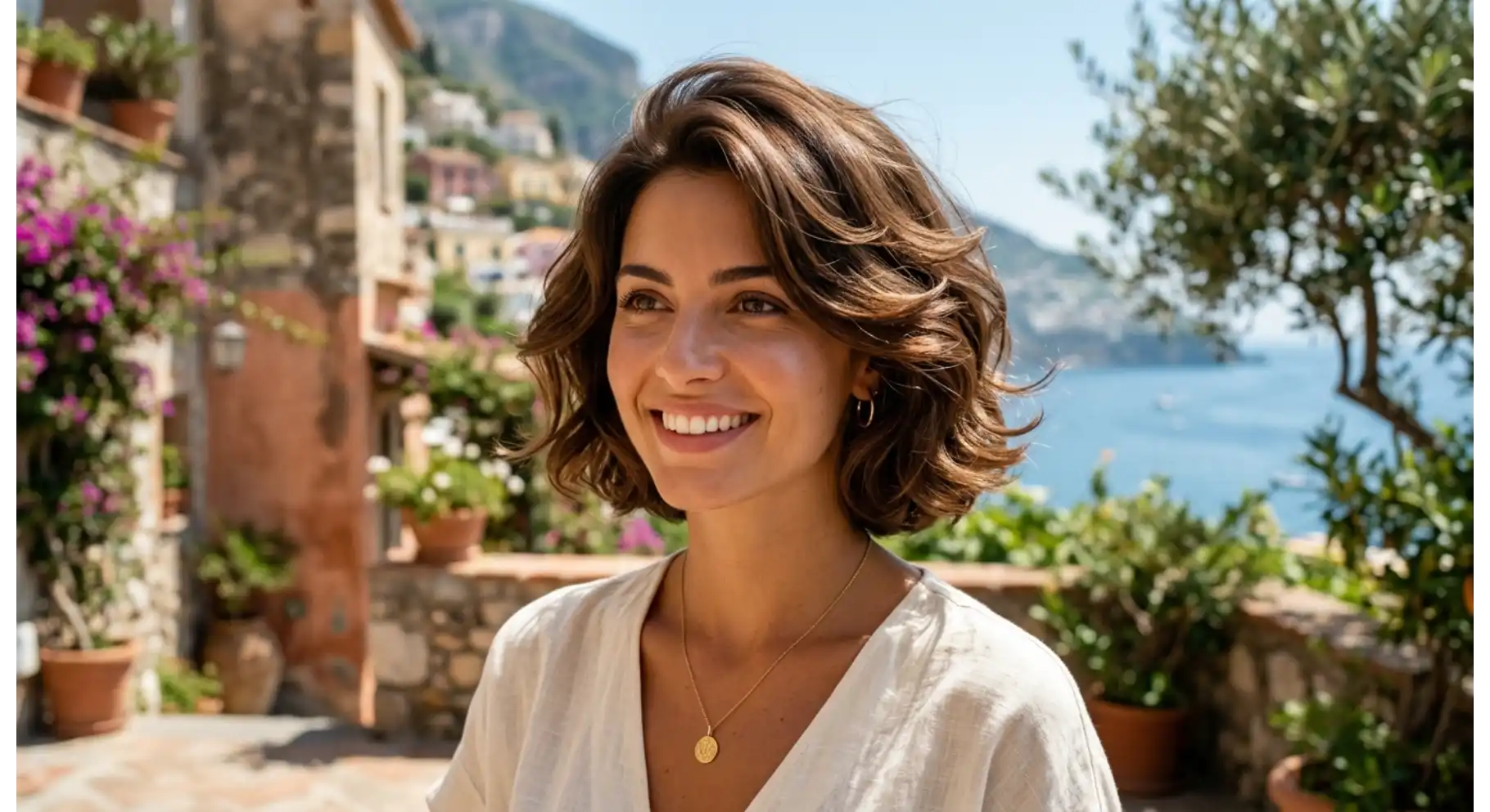 Textured Chin Length Bob