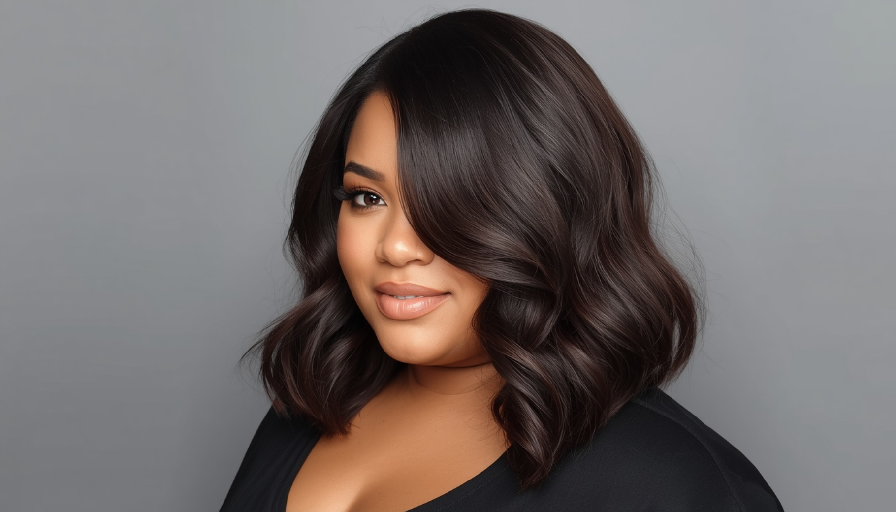 Textured Lob with Side Part