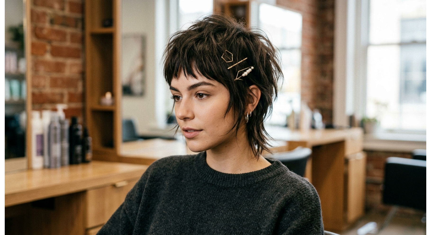 Textured Pixie Wolf Cut