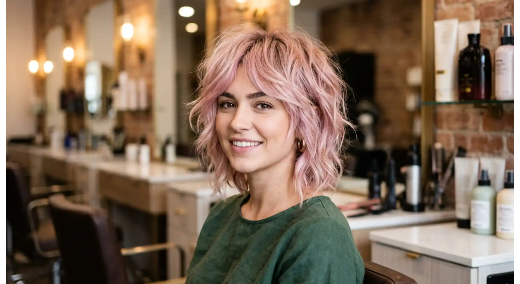 Tousled Shag with Invisible Layers