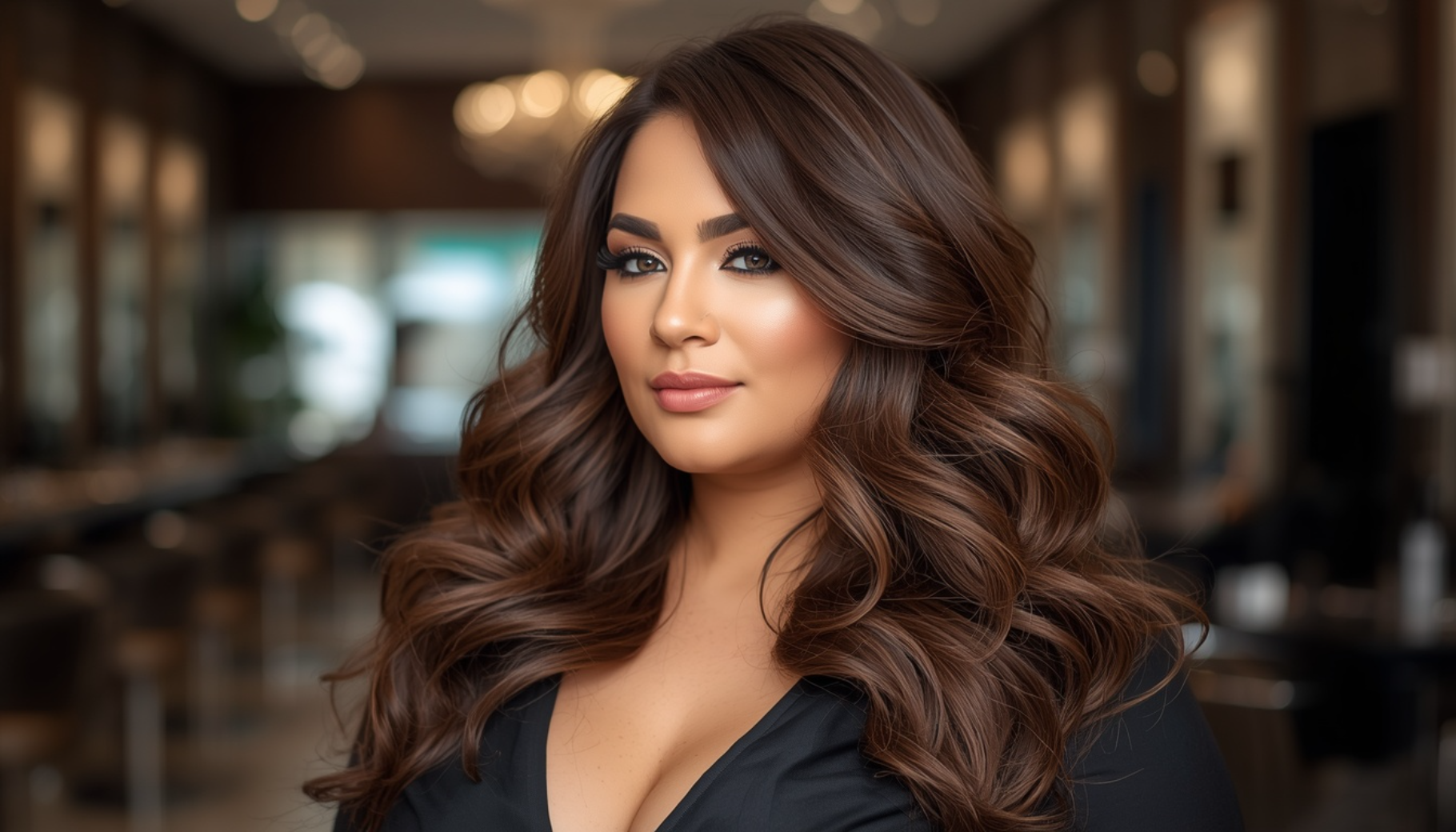 Voluminous Layers with Loose Curls