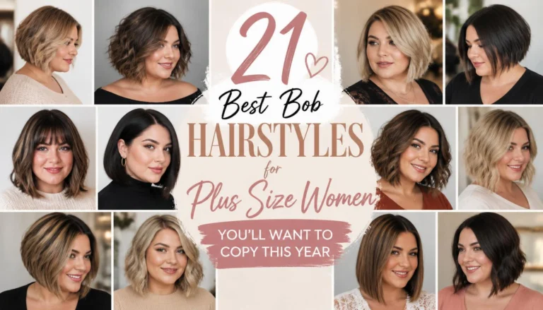 21 Best Bob Hairstyles for Plus Size Women You’ll Want to Copy This Year
