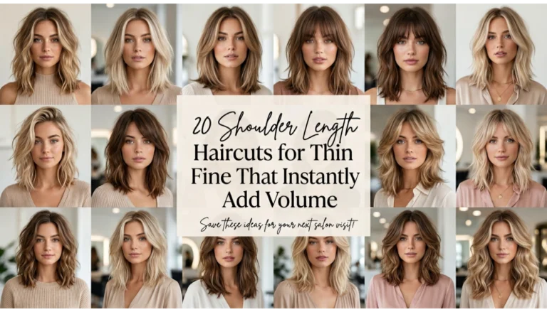 shoulder length hair thin fine