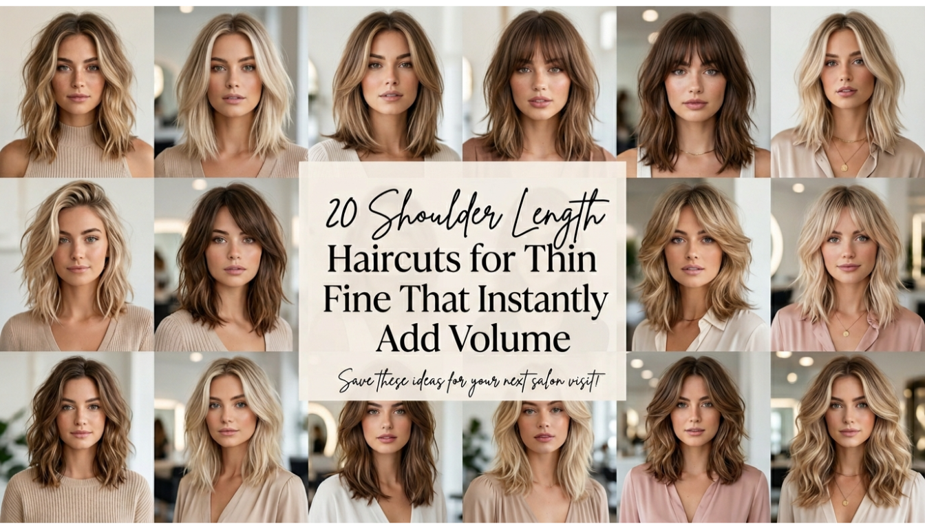 shoulder length hair thin fine