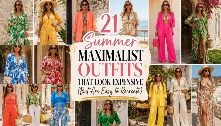 summer maximalist outfits