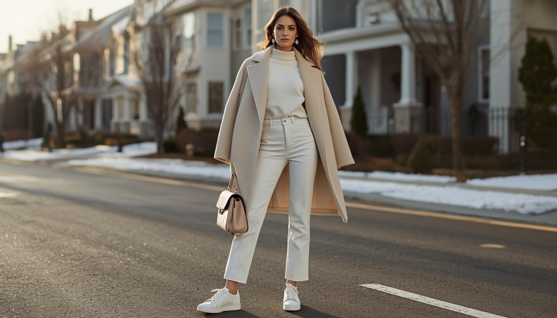 All-White Cozy Luxe Ensemble