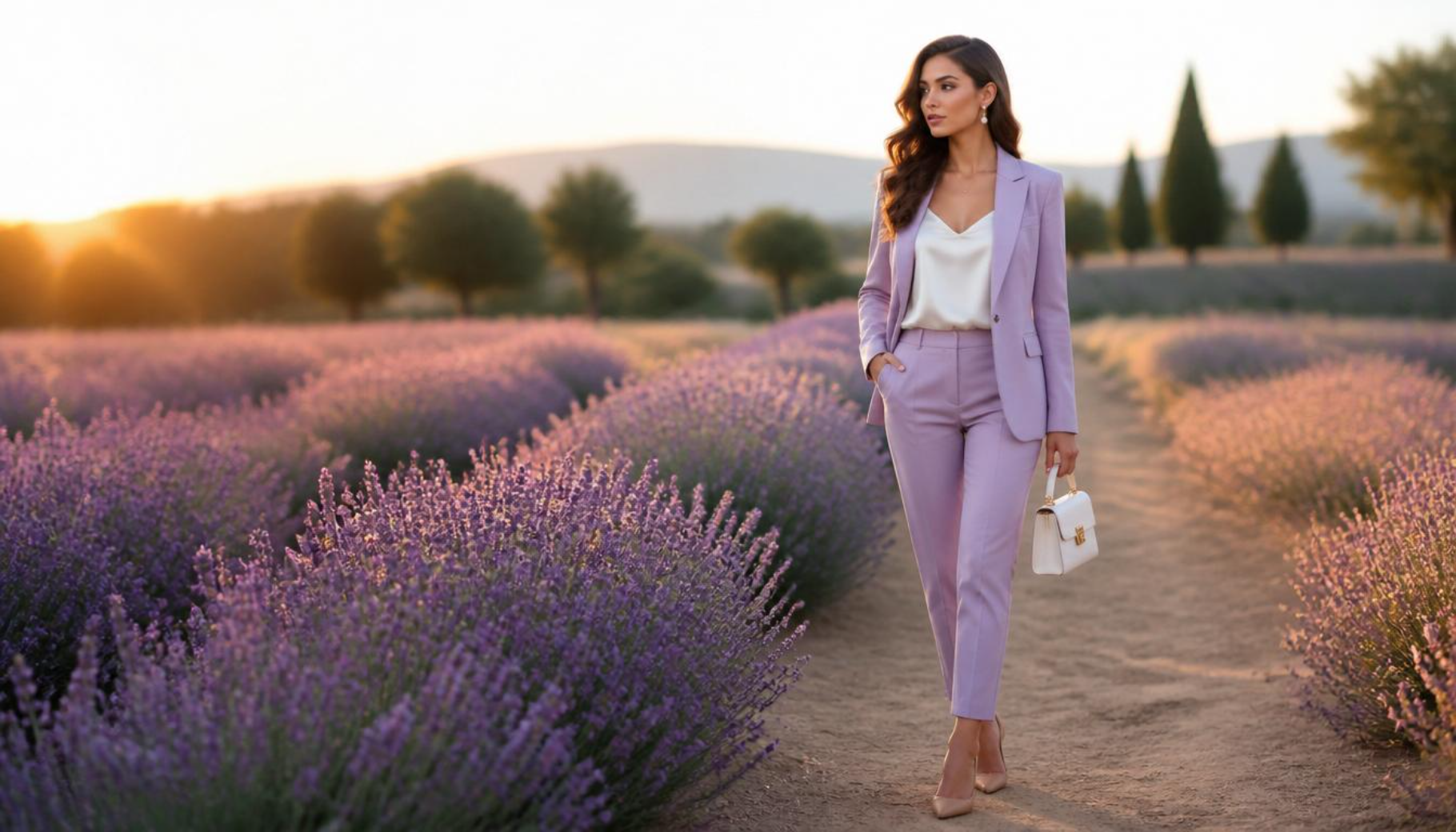 Lavender Pastel Suit
