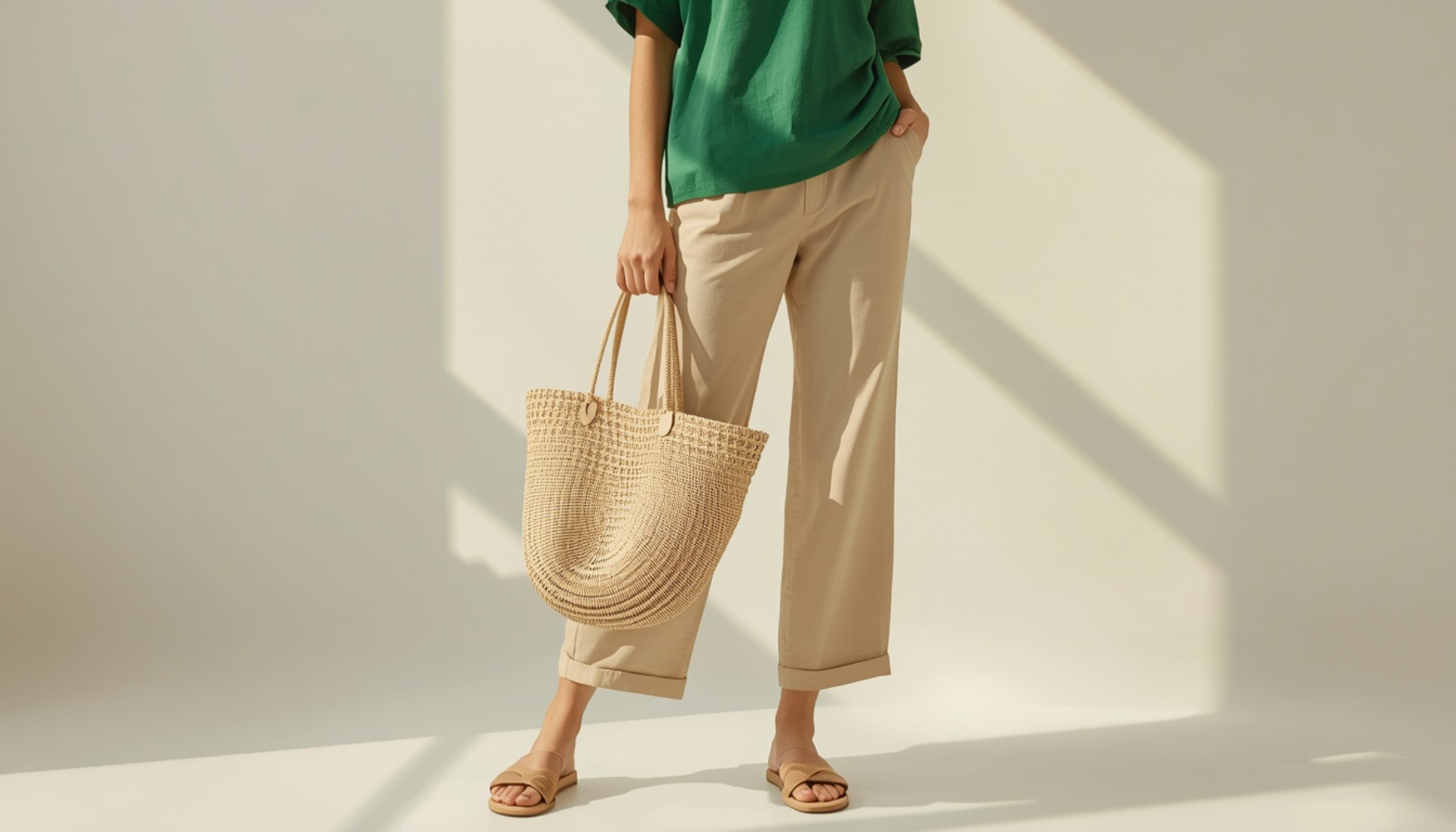 Mexico Jersey With Linen Trousers
