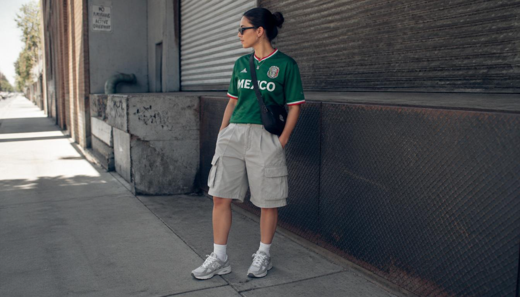 Mexico Jersey With Relaxed Cargo Shorts