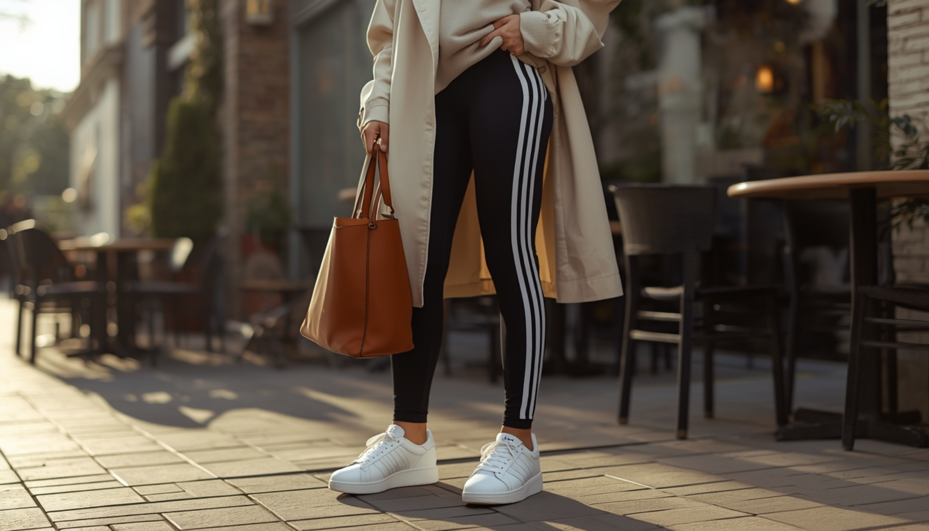 Neutral Layered Athleisure