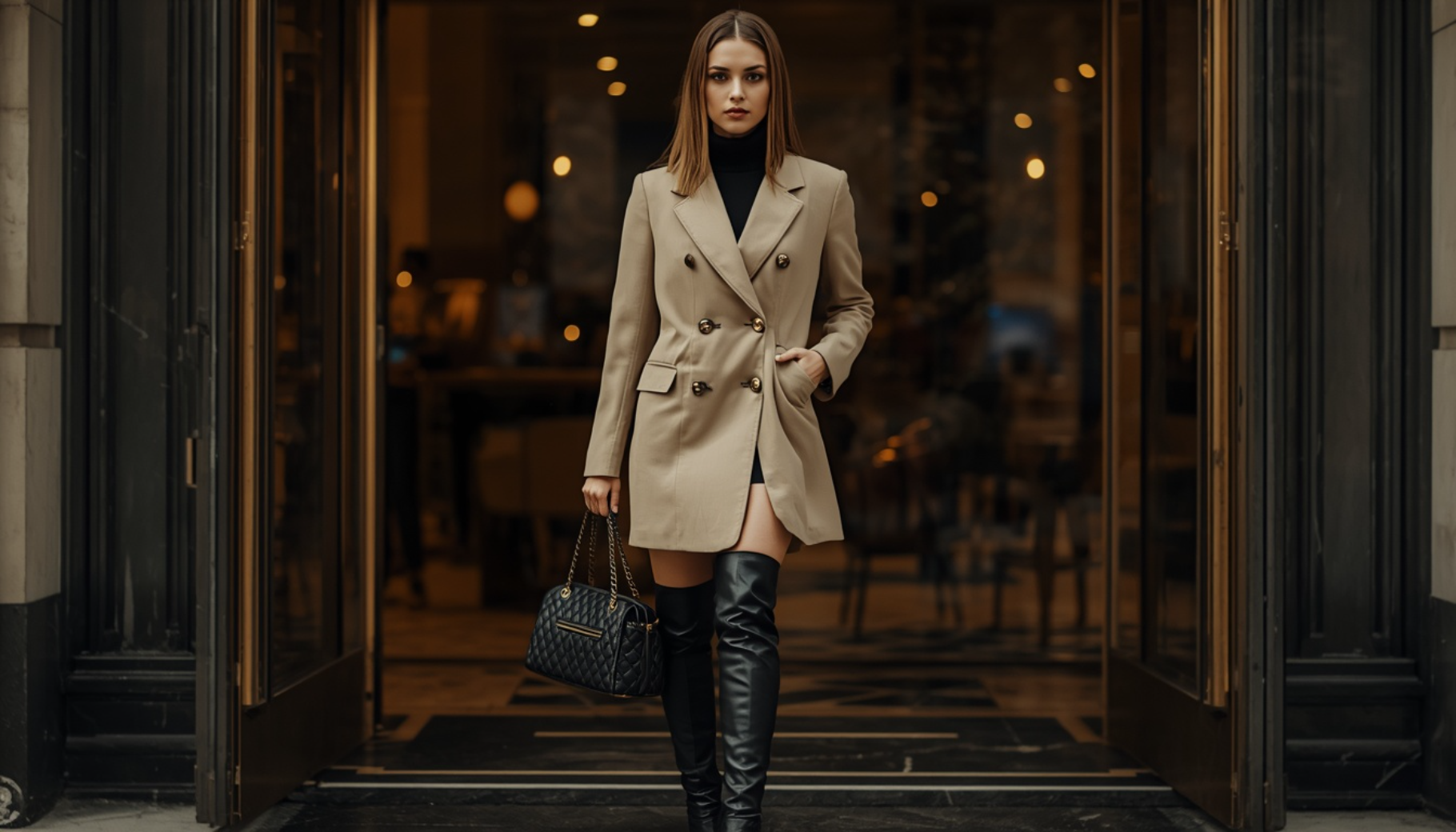 Oversized Blazer Turned Blazer Dress
