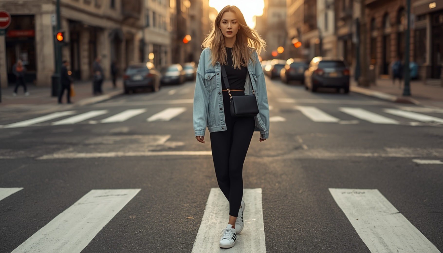 Street Style with Denim Jacket