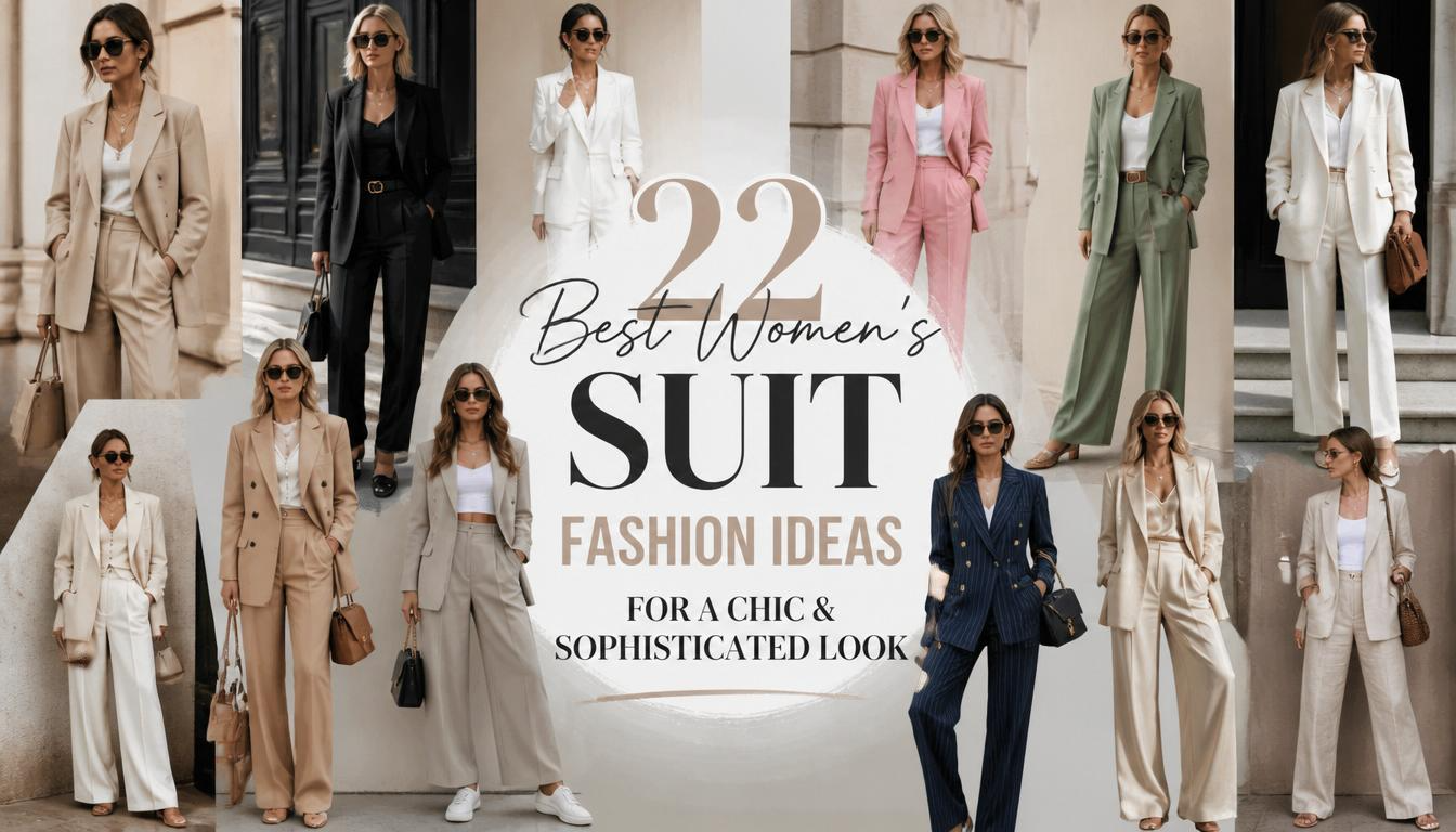 woman suit fashion