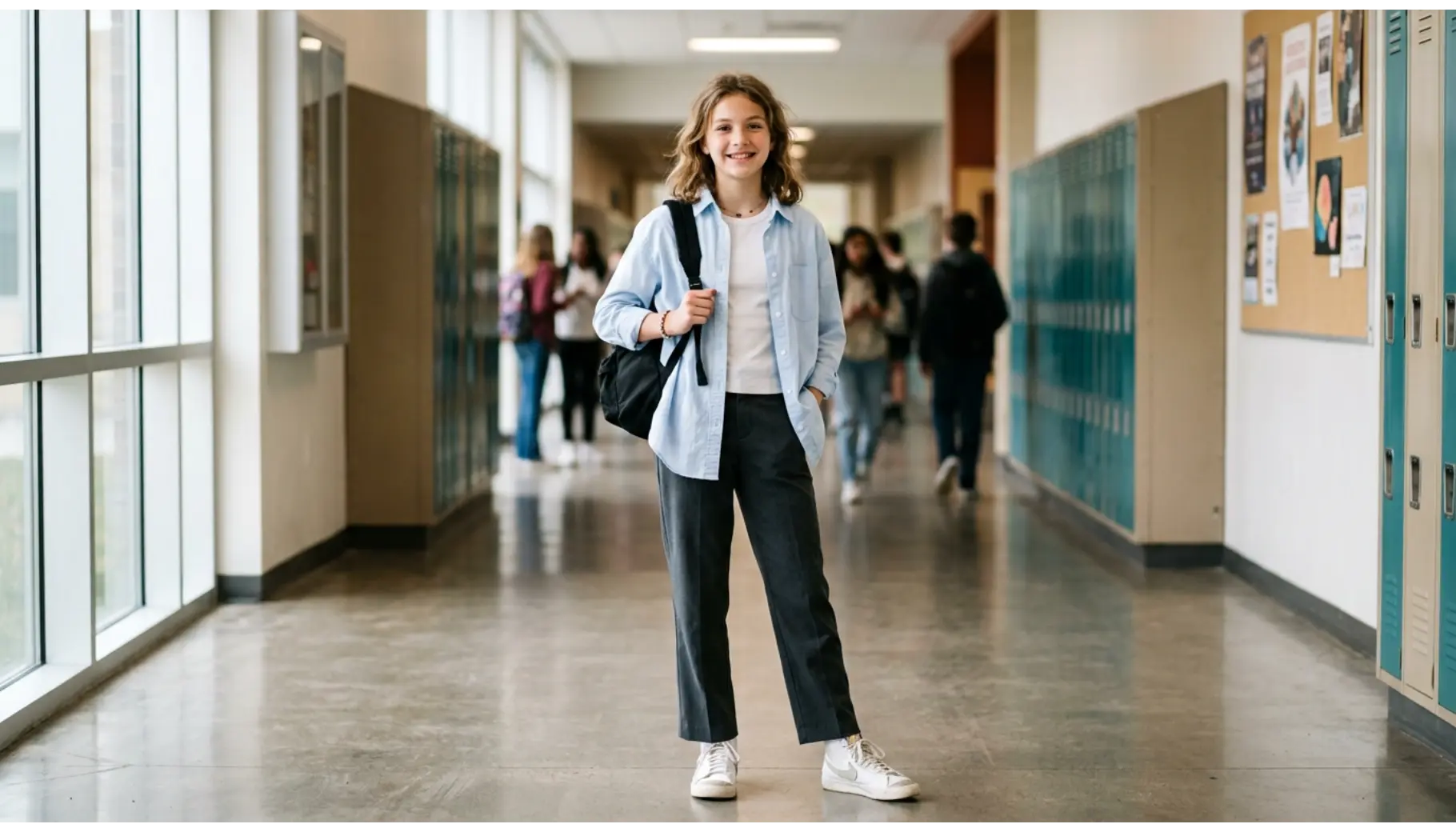 Button-Up Shirt and Relaxed Trousers