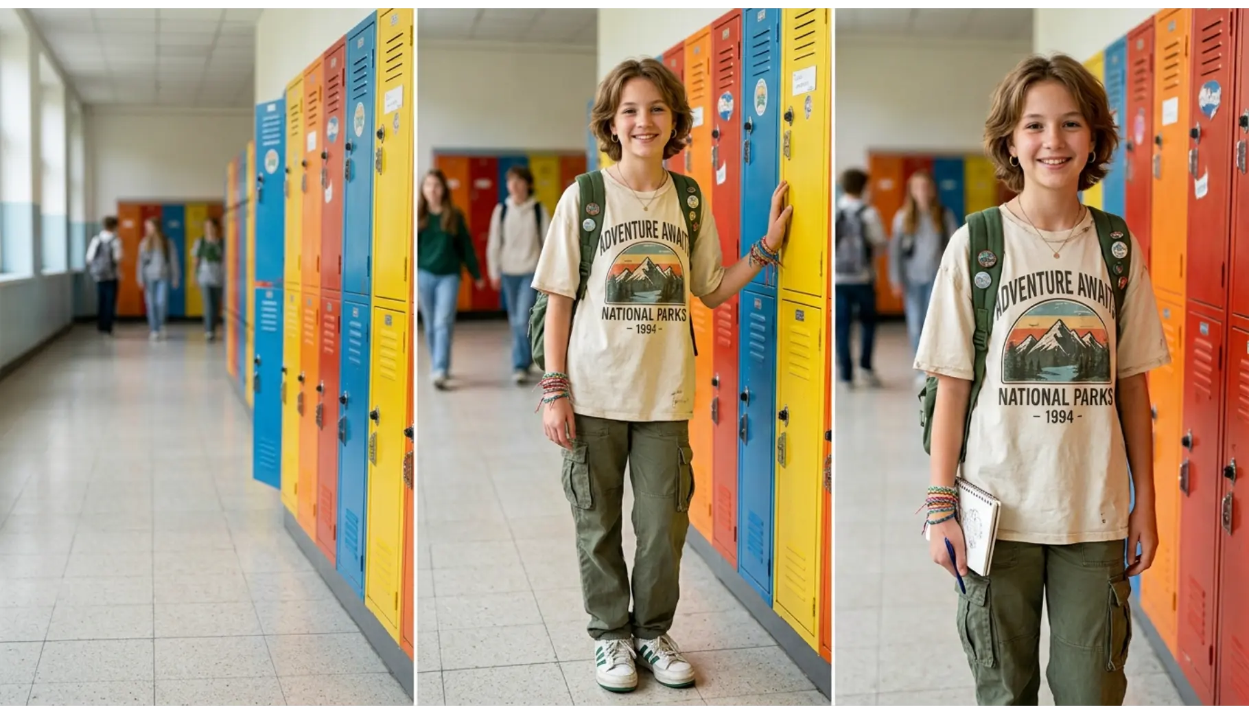 Cargo Pants and Graphic Tee