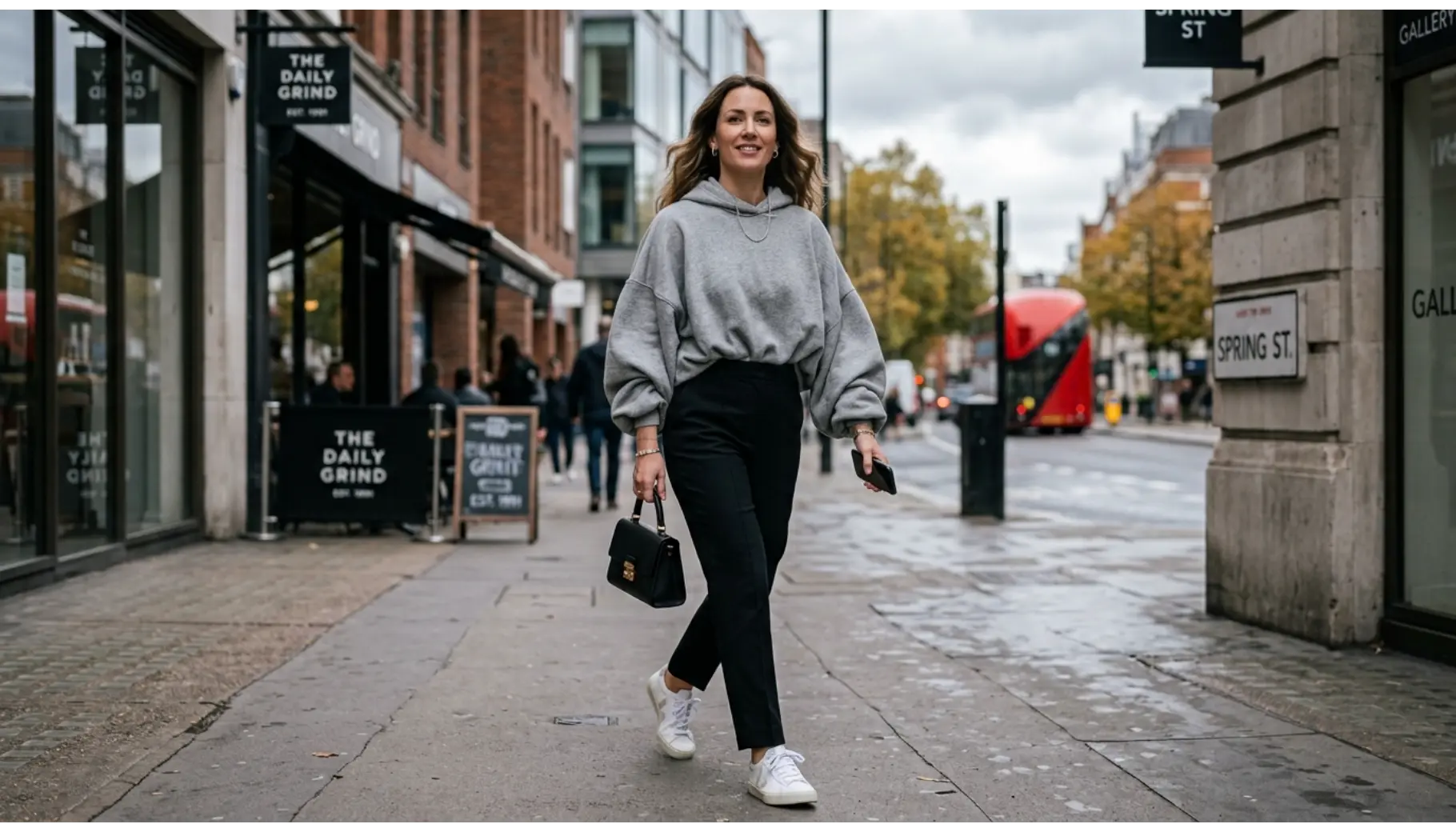 Hoodie With Tailored Trousers