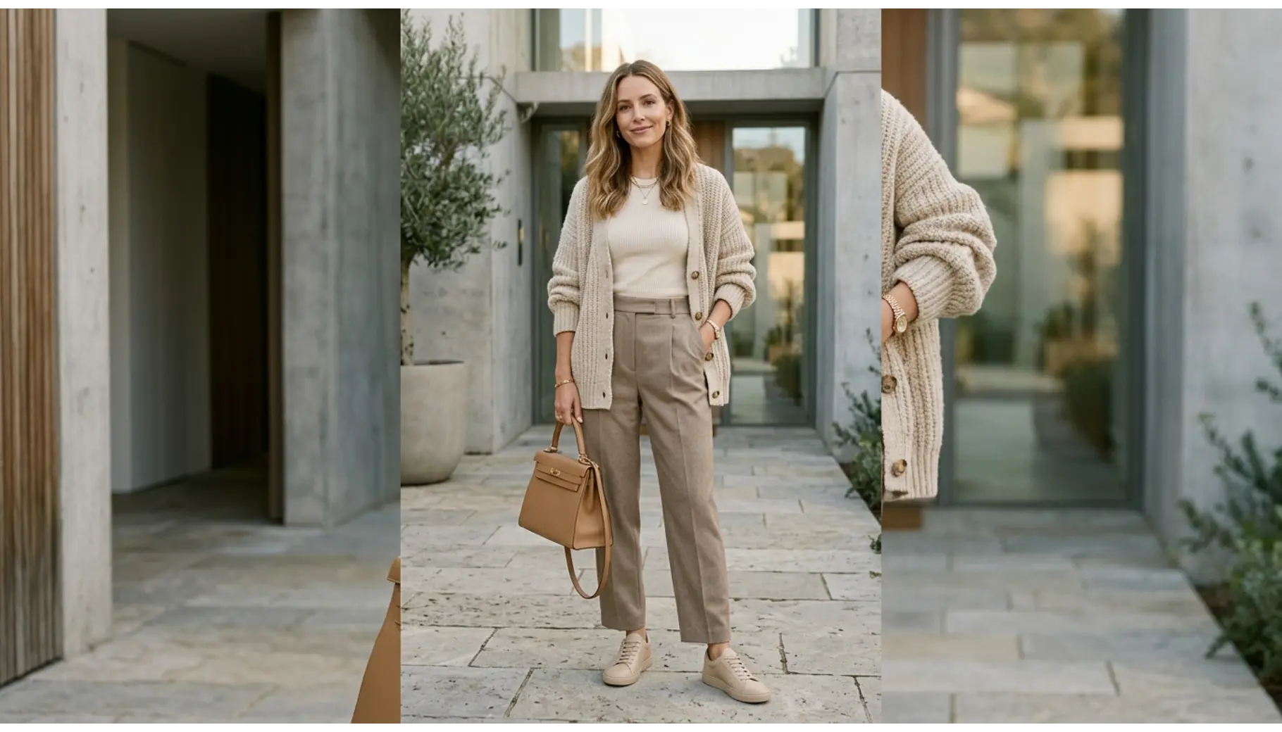 Monochrome Beige Outfit