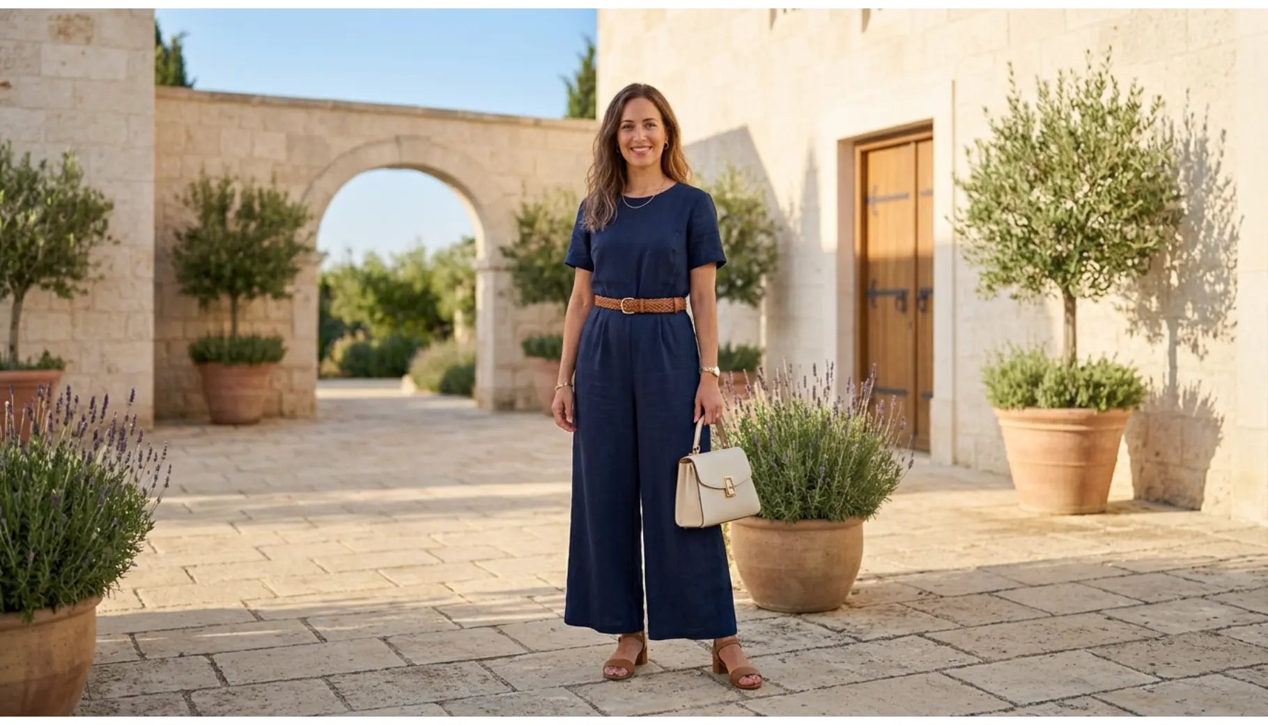 Relaxed Jumpsuit With Belt