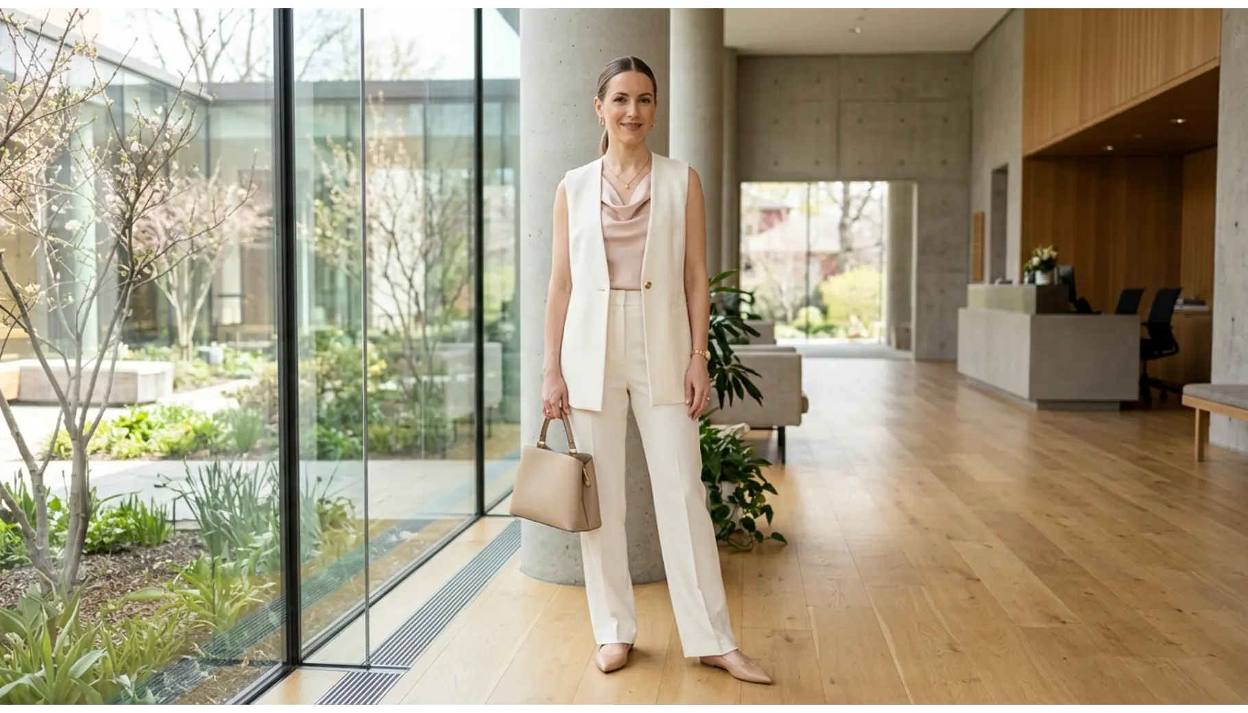 Tailored Vest With Straight Pants
